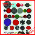 high fashion red fabric covered buttons, button for clothes,shoes